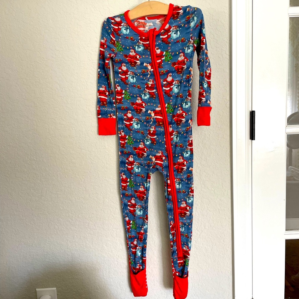 Posh Peanut Santa Footie 3T